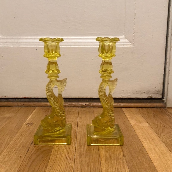 Koi Fish Candlestick Holders Museum of Modern Art